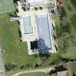 Volleyball — aerial view