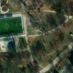 Volleyball Court — aerial view