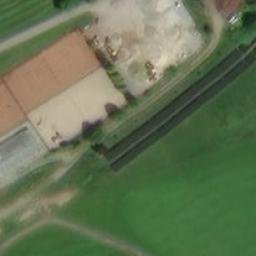 Sand Volleyball Court — aerial view