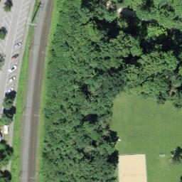 Sand Volleyball Court — aerial view