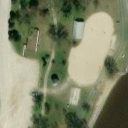 Dymond Beach Volleyball Court #2 — aerial view