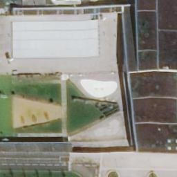 Sand Volleyball Court — aerial view