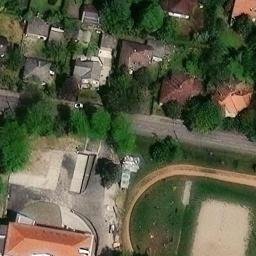 Sand Volleyball Court — aerial view