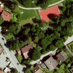 Sand Volleyball Court — aerial view