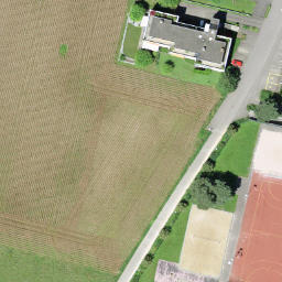 Sand Volleyball Court — aerial view