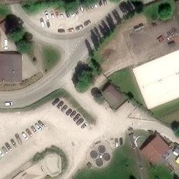 Sand Volleyball Court — aerial view
