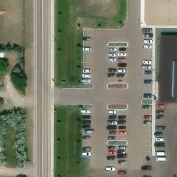 Cascade County Beach Volleyball Court — aerial view