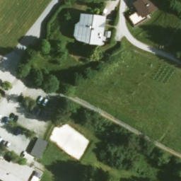 Sand Volleyball Court — aerial view