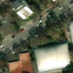 Sand Volleyball Court — aerial view