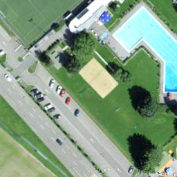 Beach Volleyball — aerial view
