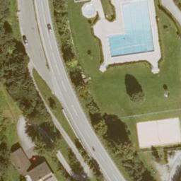 Sand Volleyball Court — aerial view