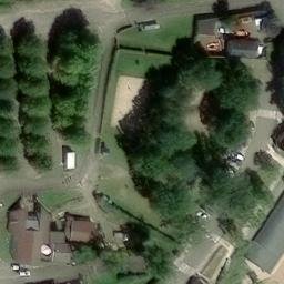 Sand Volleyball Court — aerial view