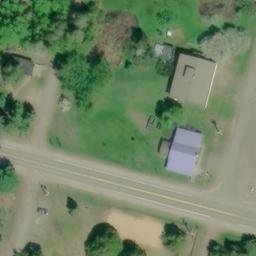 Copper Harbor Beach Volleyball Court — aerial view
