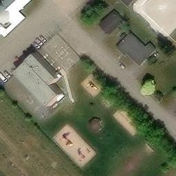 Saint-Philippe-de-Néri Beach Volleyball Court — aerial view