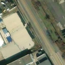 Sand Volleyball Court — aerial view