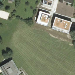 Sand Volleyball Court — aerial view