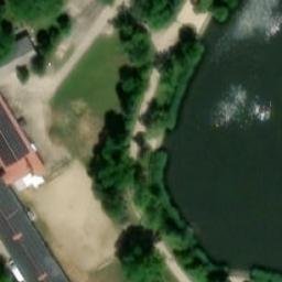 Sand Volleyball Court — aerial view
