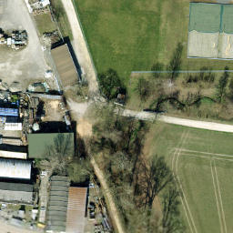 Volleyball Court — aerial view