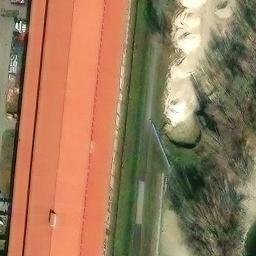 Sand Volleyball Court — aerial view