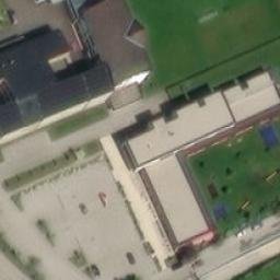 Sand Volleyball Court — aerial view