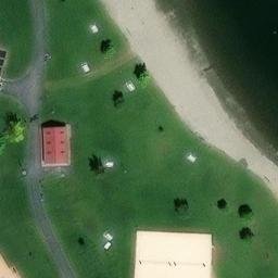 Wenatchee Beach Volleyball Court — aerial view