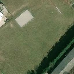 Sand Volleyball Court — aerial view