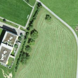 Grass Volleyball Court — aerial view