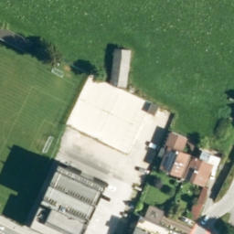 Sand Volleyball Court — aerial view