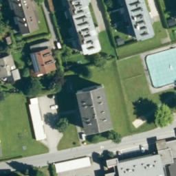 Sand Volleyball Court — aerial view