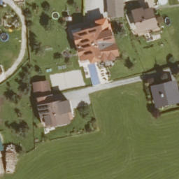 Sand Volleyball Court — aerial view