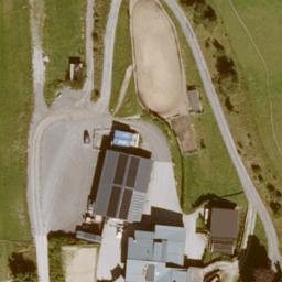 Sand Volleyball Court — aerial view