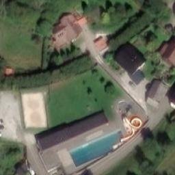 Sand Volleyball Court — aerial view