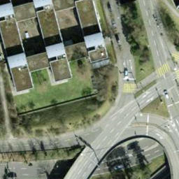 Grass Volleyball Court — aerial view