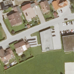 Sand Volleyball Court — aerial view