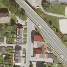 Sand Volleyball Court — aerial view