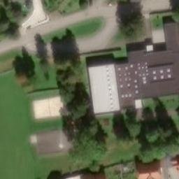 Sand Volleyball Court — aerial view