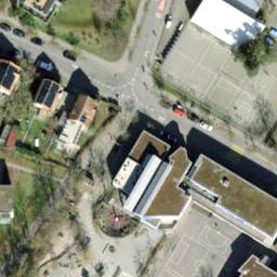 Volleyball Court — aerial view