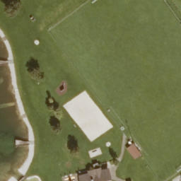 Sand Volleyball Court — aerial view