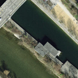 Sand Volleyball Court — aerial view