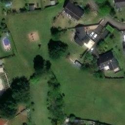 Grass Volleyball Court — aerial view