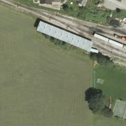 Sand Volleyball Court — aerial view