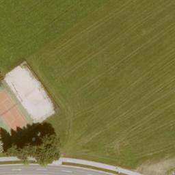Sand Volleyball Court — aerial view