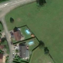 Sand Volleyball Court — aerial view