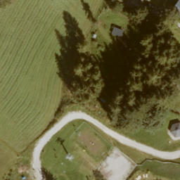 Grass Volleyball Court — aerial view