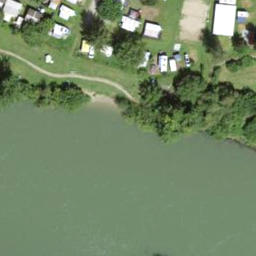 Beachvolleyballfeld Campingplatz Sulz — aerial view