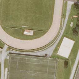 Sand Volleyball Court — aerial view