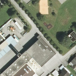 Sand Volleyball Court — aerial view