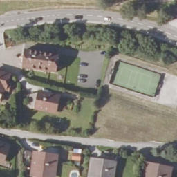 Volleyball Court — aerial view