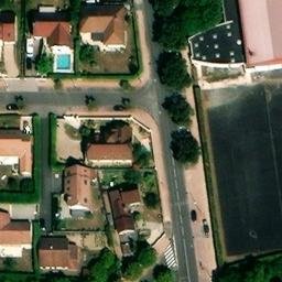 Volleyball Court — aerial view