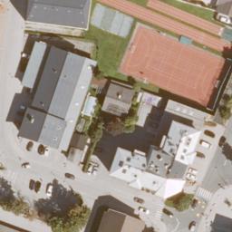 Sand Volleyball Court — aerial view